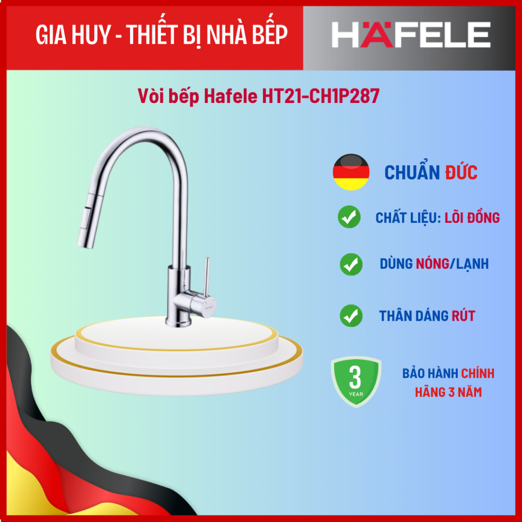 Vòi bếp Hafele HT21-CH1P287