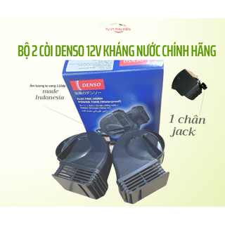 Còi denso chống nước mã 0410 12v chính hãng cho ô tô _còi ô tô Denso 0410 12v.