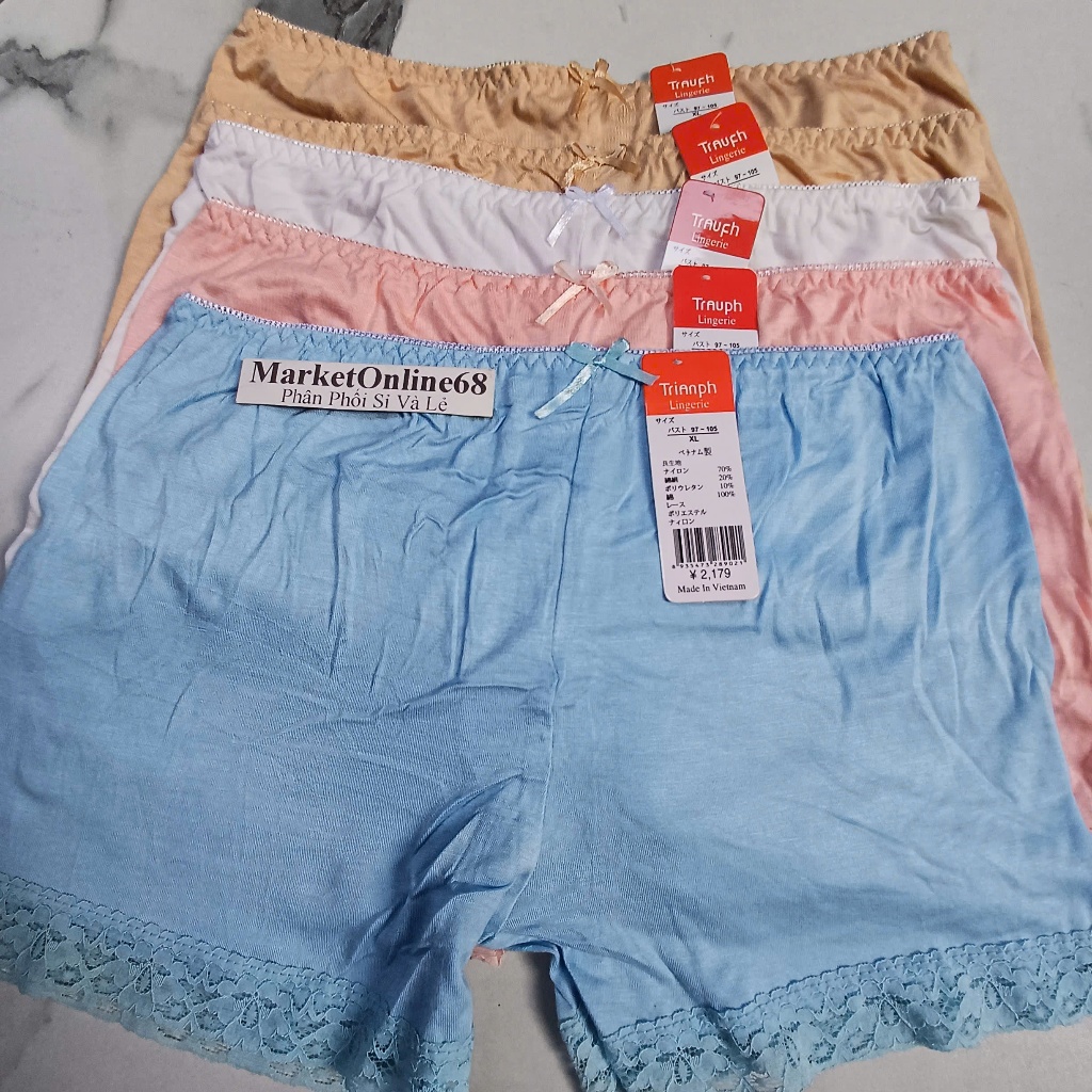5 Quần Sịp Lót Nữ Đùi Mặc Váy Bé Gái 8kg Đến 35kg Cotton Mềm Mát Lưng Thun MARKETONLINE68 0728