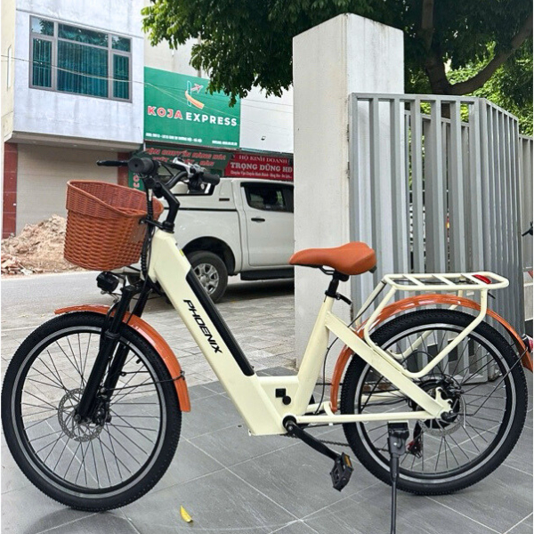 Xe đạp trợ lực điện Phoenix D2 bánh 24 inch – Pin Lithium 36V 15Ah, Shimano 7 cấp