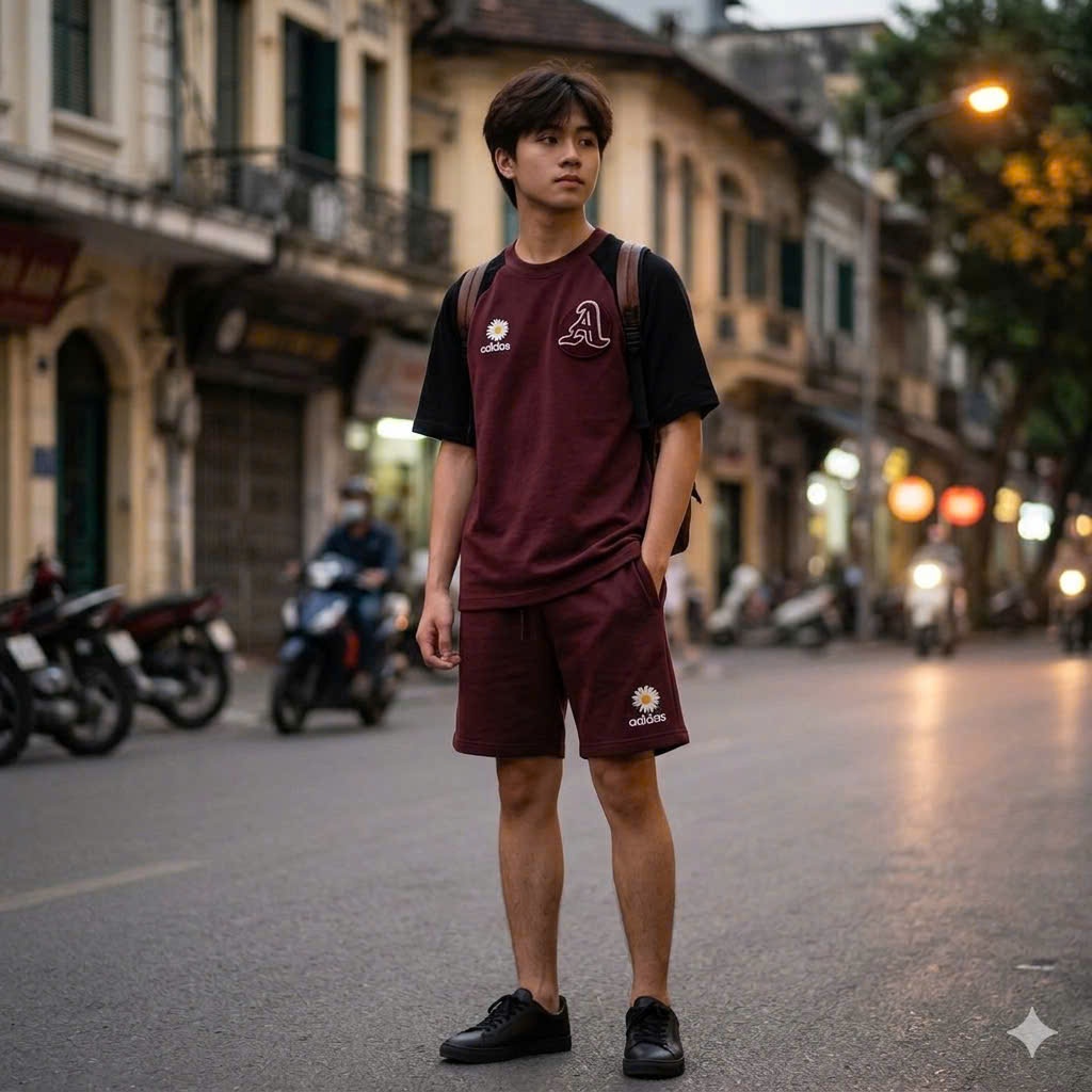 Bộ Quần Áo Nam Mùa Hè Siêu Cấp Adida Logo Thêu Ngực Siêu Đẹp - Cộc Hè Logo Thêu Nam Nữ Chất Cotton | BigBuy360 - bigbuy360.vn