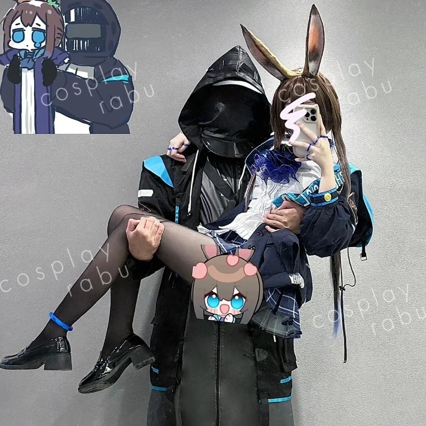 Arknights Doctorr Amiya cosplay Costume Clothing Jacket Tower Dr. Rhode Island Anime Game