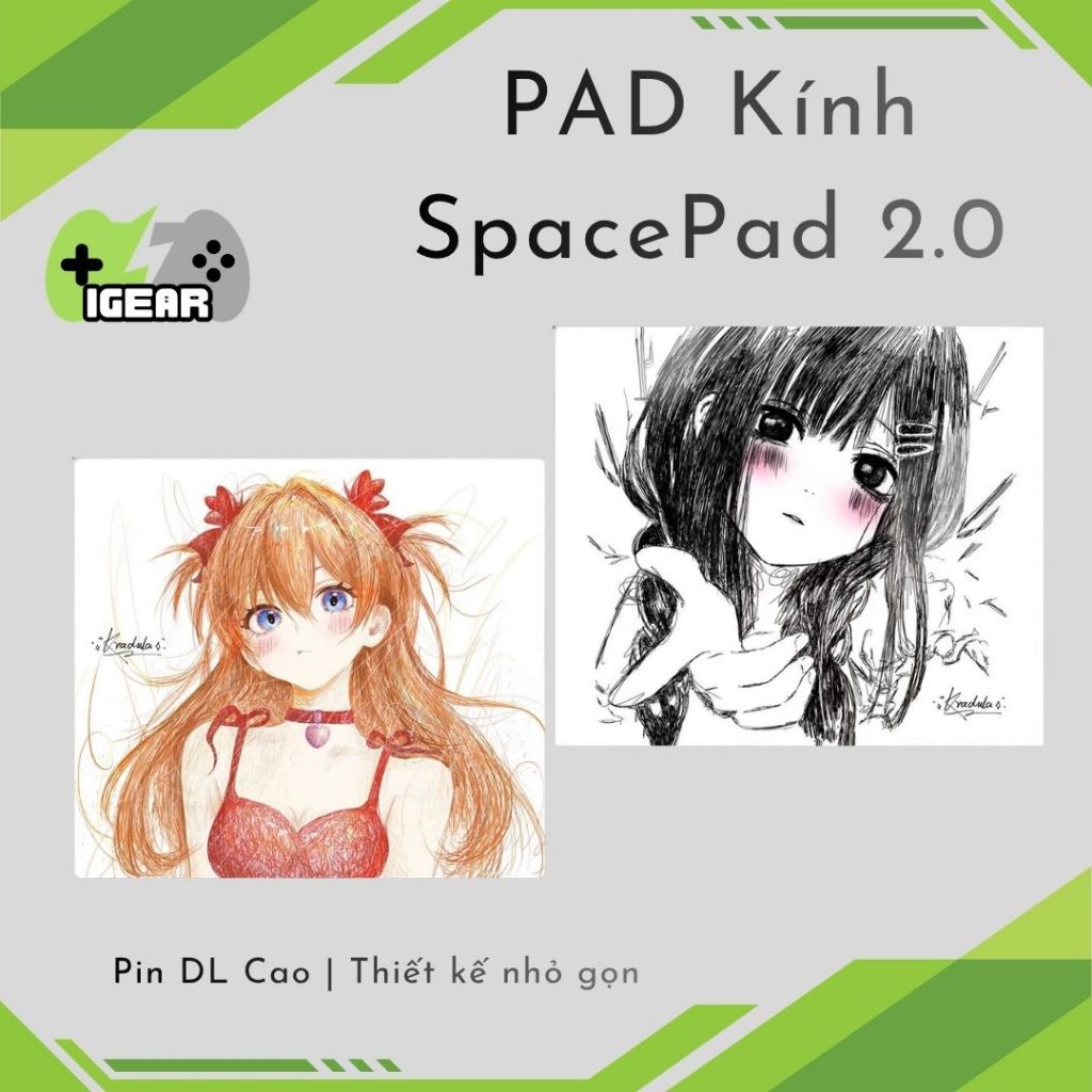 Lót Chuột Kính Cường Lực SpacePad 2.0 | Mouse pad Cao Cấp Cho Game FPS