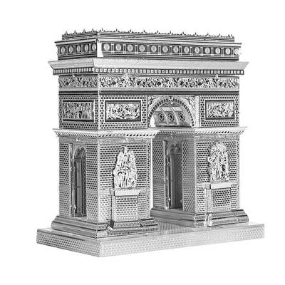 Mô Hình Kim Loại Lắp Ráp 3D Piececool Khải Hoàn Môn (41 mảnh, Arc De Triomphe) HP008-S – MP373
