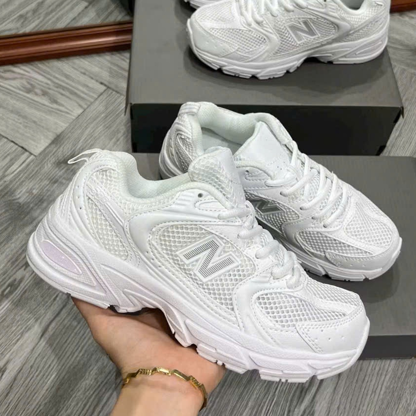 [Sale Chính Hãng] Giày Thể Thao NB530 Retro Running Full Trắng Cực Đẹp Êm Nhẹ Dành Cho Nam Và Nữ -Fu