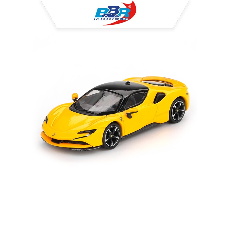 Xe mô hình BBR Models Ferrari SF90 Giallo Modena tỉ lệ 1:64 chính hãng - BBRFER64031 (New Nguyên Sea