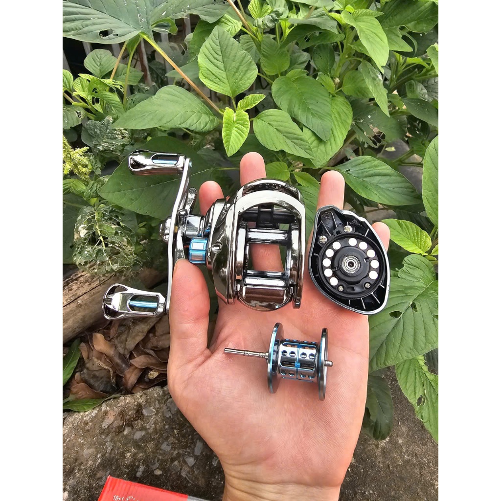 [Sản Phẩm Hot] Máy Ngang Câu Lure JLB200 Màu Silver Blue 2026