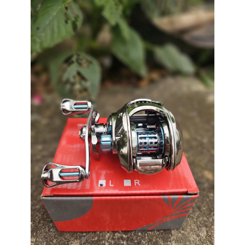 [Mẫu Mới 2026] Máy Ngang Câu Lure JLB200 Màu Silver Blue