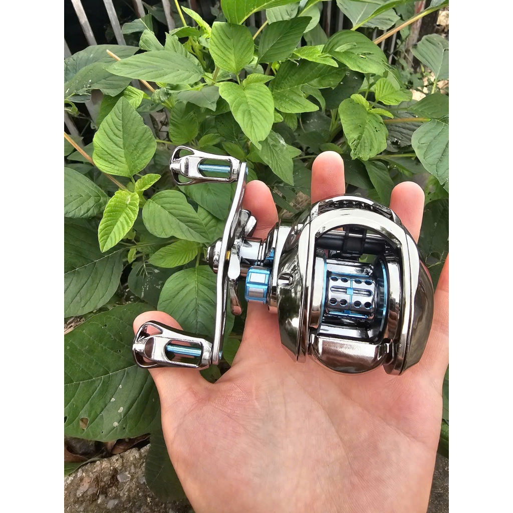 [Bán Chạy] Máy Ngang Câu Lure JLB200 Màu Silver Blue