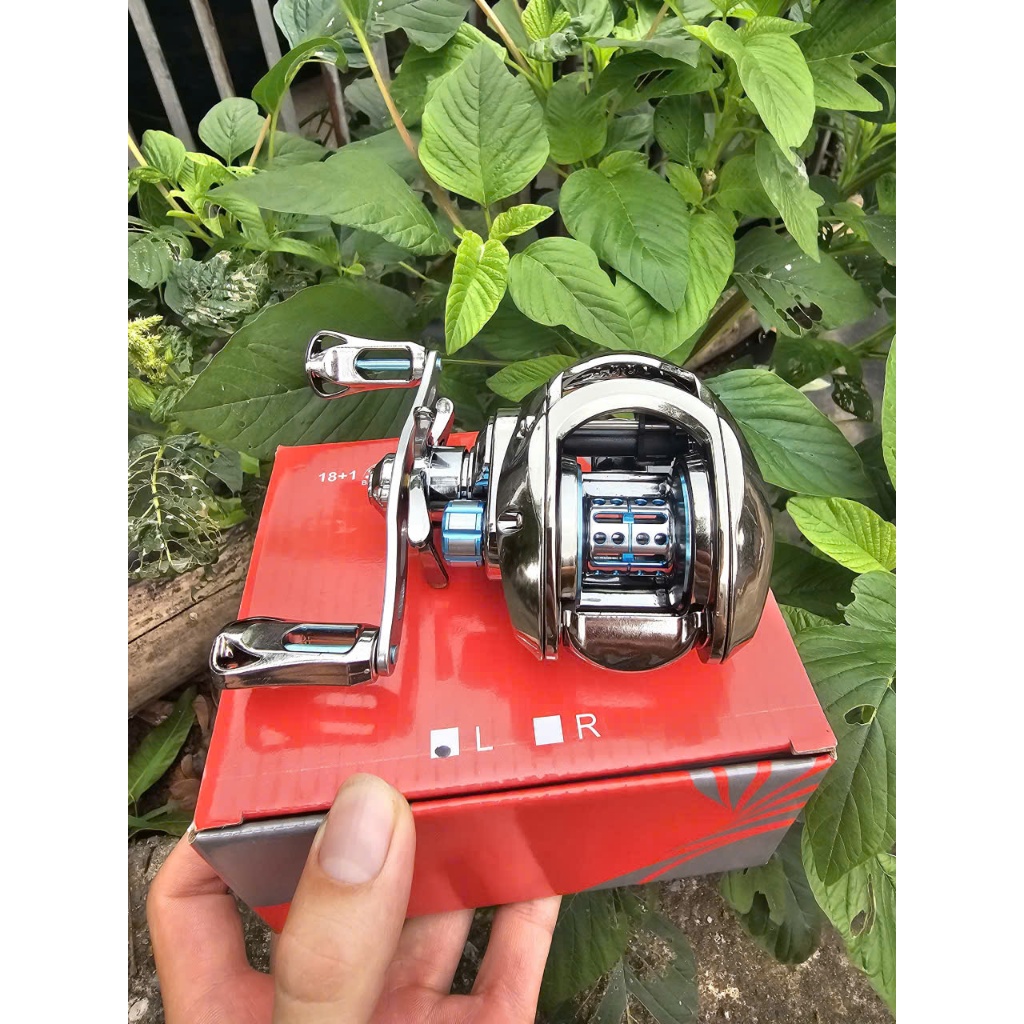 [Máy Lure Giá Rẻ] Máy Ngang Câu Lure JLB200 Màu Silver Blue 2026