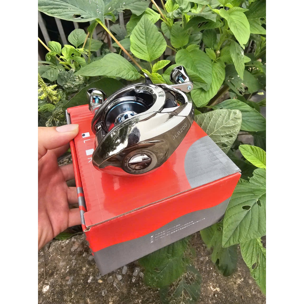 [Rẻ - Đẹp] Máy Ngang Câu Lure JLB200 Màu Silver Blue