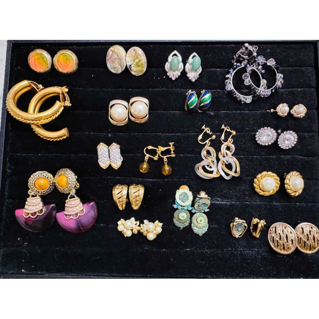 [SNS1] Bông tai vintage si tuyển Nhật nhiều mẫu độc lạ – retro sang trọng 2hand