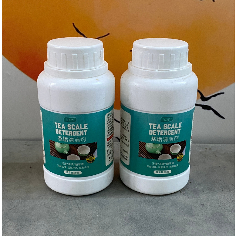 Bột tẩy cao trà, vết ố trà, ố cặn cà phê • tẩy sạch, không cần cọ rửa mạnh, không mùi (lọ từ 100g-250g) - HSD 3 năm