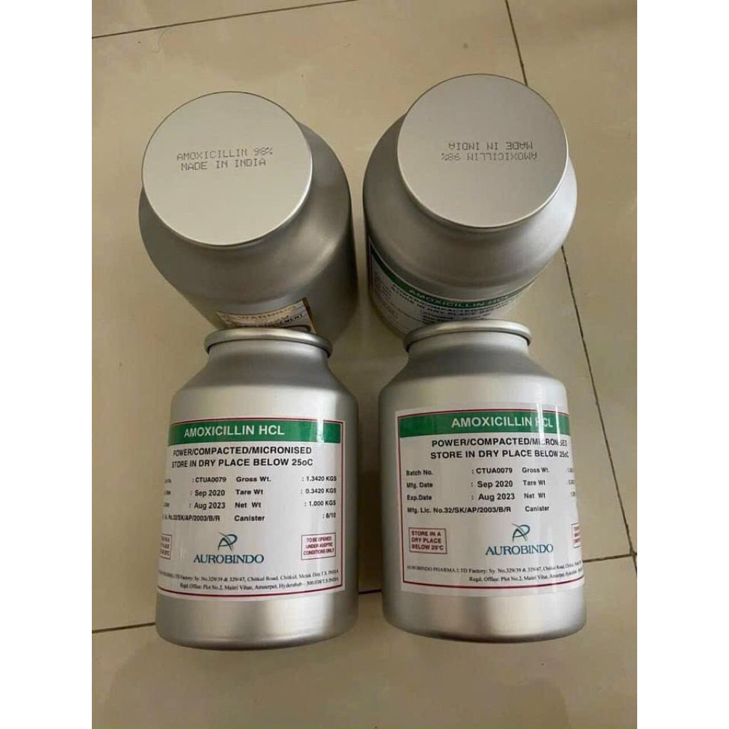 1 KG AMOXICILLIN 98% ẤN ĐỘ