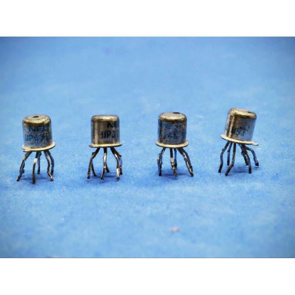 µPA71A ( UPA71A ) transistor JFET kép nhiễu thấp (dual low-noise JFET) NEC (Nhật Bản) tháo máy