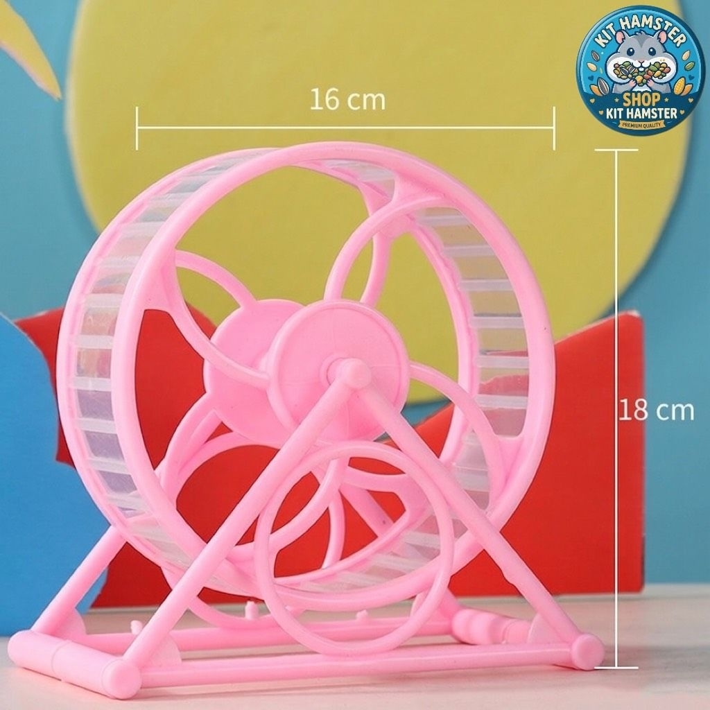 Wheel Hamster - Vòng chạy hamster nhựa cao cấp kích thước 16cm