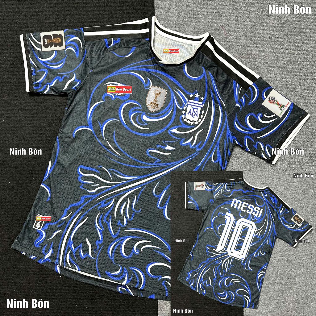Áo Player Đội Tuyển Argentina Sân Khách MESSI World Cup 2026 - Hàng Nhập Khẩu Thailand - Chỉ Có Áo