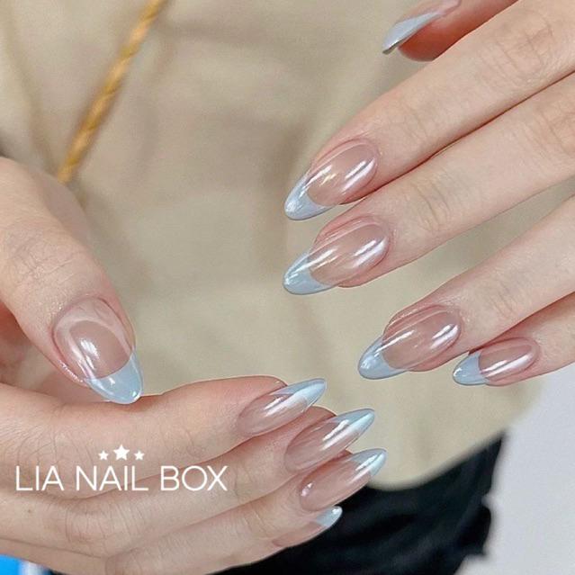 (HỎA TỐC) NAIL BOX TRÁNG GƯƠNG FRENCH SANG CHẢNH LIA NAIL