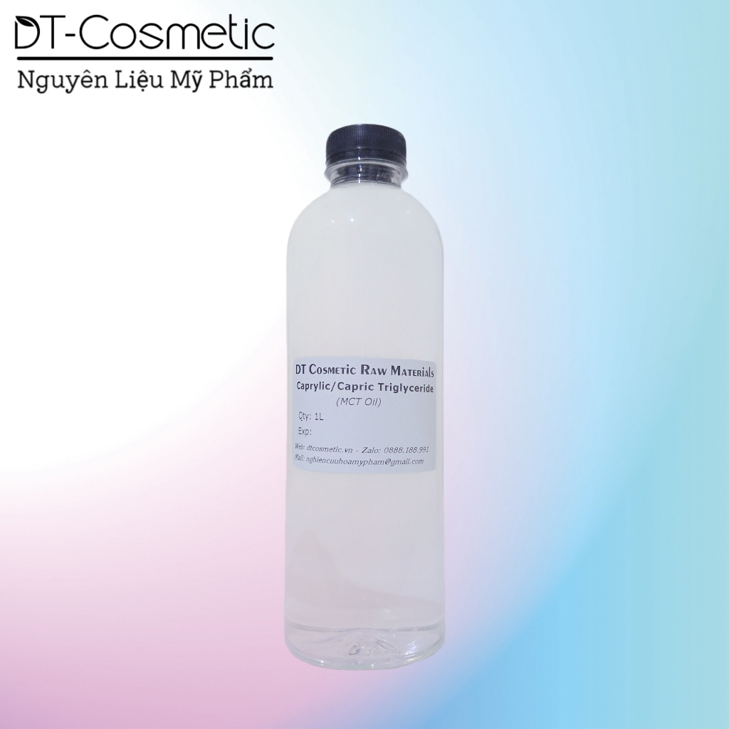 1L Dầu Dừa Phân Đoạn Caprylic/Capric Triglyceride (MCT Oil) - Nguyên Liệu Mỹ Phẩm