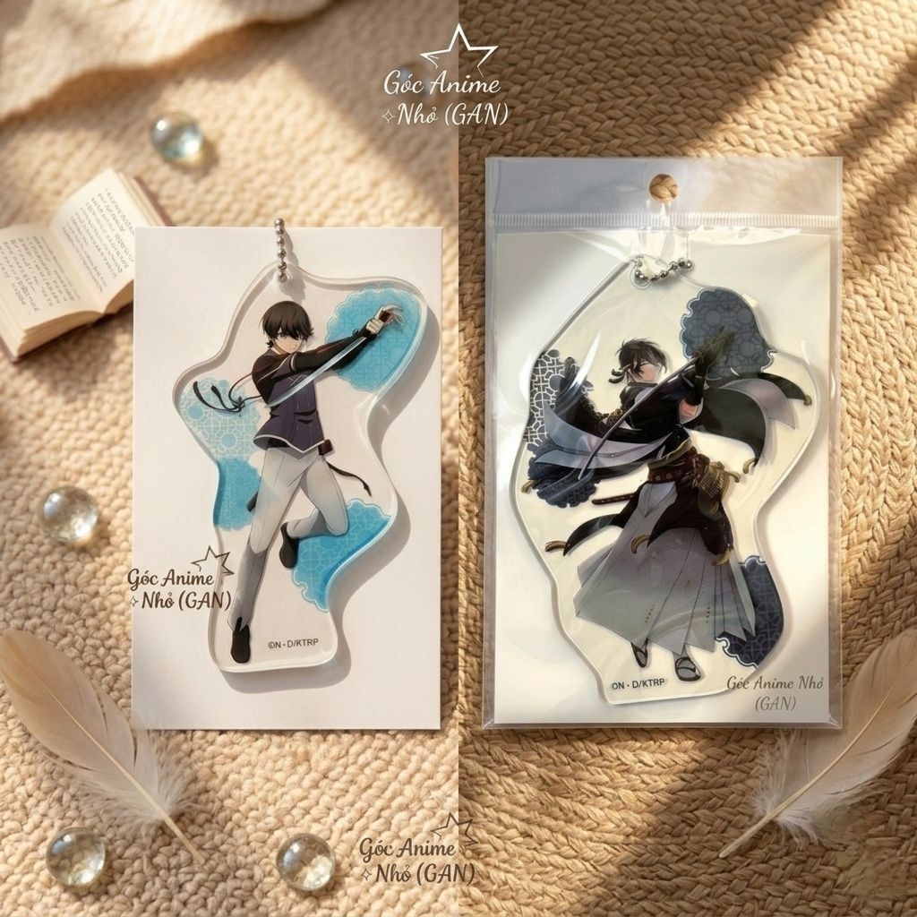Móc khóa Katsugeki Touken Ranbu Animate Cafe