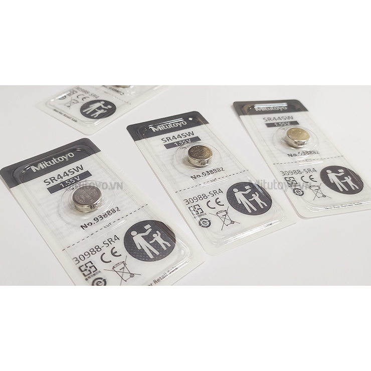 PIN SR44SW 1.55V MITUTOYO Pin nhật cho đồng hồ, máy tính, thước cặp, ban me điện tử, điều khiển