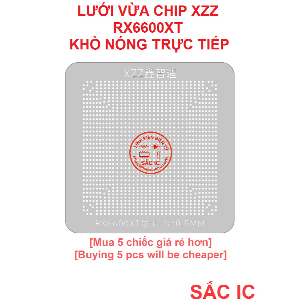 [LUOI][14] Lưới vừa chip XZZ CHINAFIX RX6600XT 6600