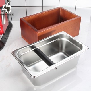 Hộp Đập Bã Cà Phê Vỏ Gỗ