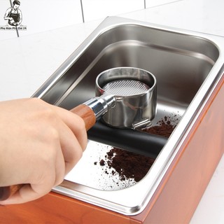 Hộp Đập Bã Cà Phê Vỏ Gỗ