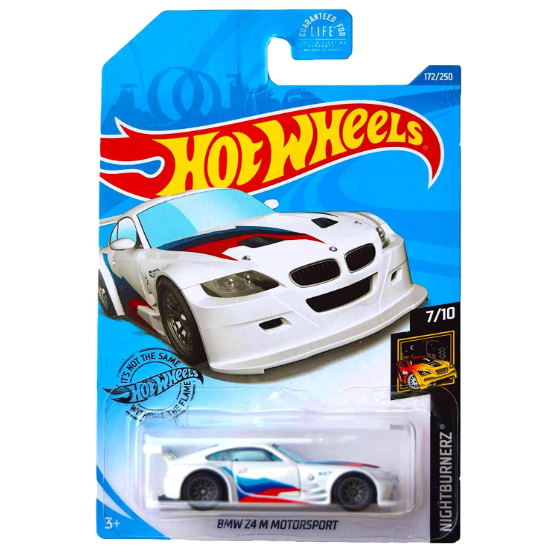 Xe mô hình tỉ lệ 1:64 CHÍNH HÃNG Hot Wheels BMW Z4 M Motorsport trắng