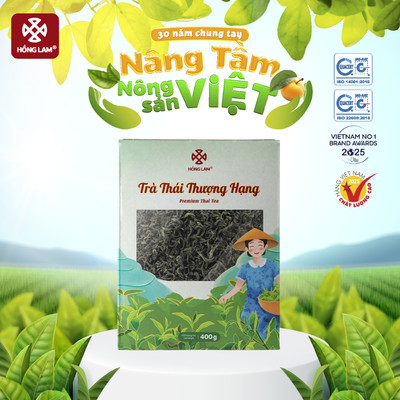 Đặc sản chè (trà) Thái thượng hạng Hồng Lam. Hương vị ngọt hậu
