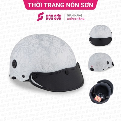 Mũ bảo hiểm lỗ thông gió họa tiết NÓN SƠN chính hãng BMP-TR132