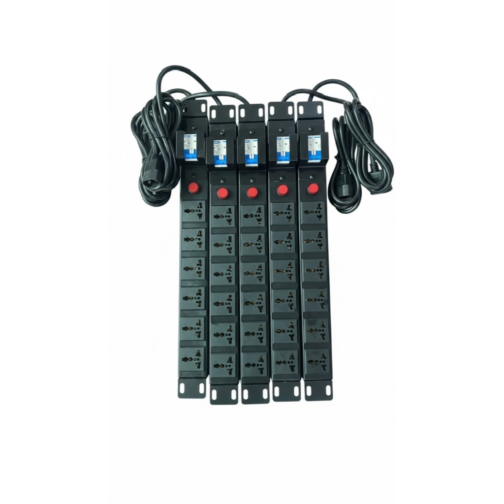 Thanh nguồn PDU 6 cổng đa năng,C13 MCB 20A