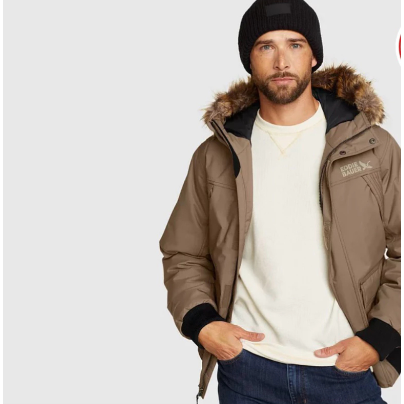 (Bomber) Áo khoác nam lông vũ đi tuyết Eddie Bauer đi âm độ (-34•C) chống nước tuyệt đối, Áo phao đi