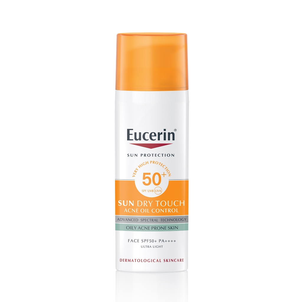 [Hannah x Eucerin]  Kem chống nắng kiềm dầu & ngừa mụn Eucerin Sun Dry Touch SPF50+ 50ml | BigBuy360 - bigbuy360.vn
