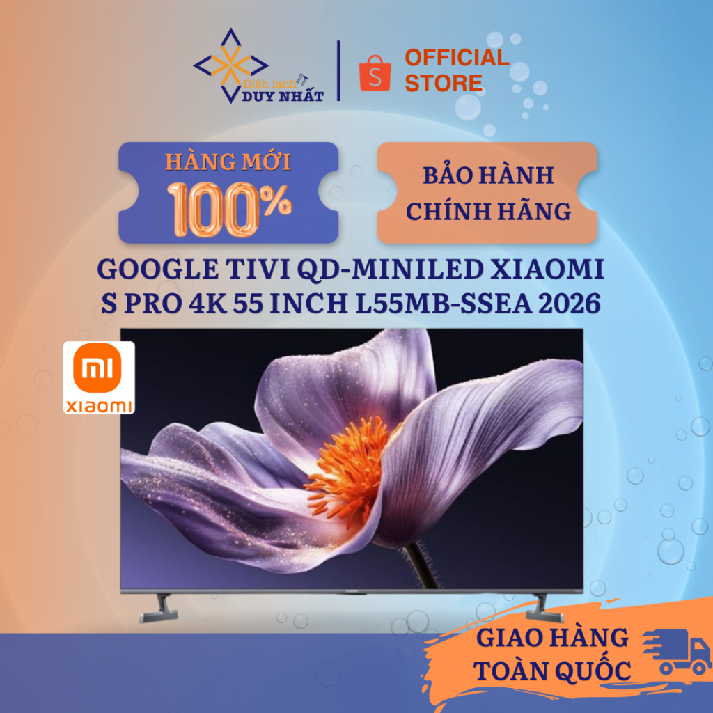 Google Tivi QD-MiniLED Xiaomi S Pro 4K 55 inch L55MB-SSEA 2026