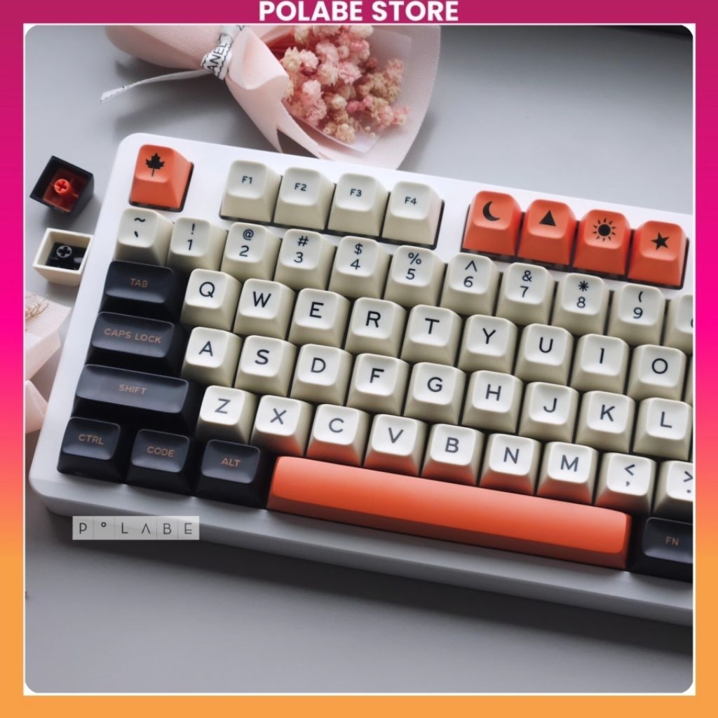 Keycap SA Carbon KTT Mallo KTT Pine KTT Lightning KTT Cabbage Tofu linear tactile switch - Polabe St