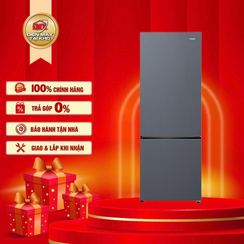 Tủ lạnh Aqua Inverter 292 lít AQR-B360MA(SLB)