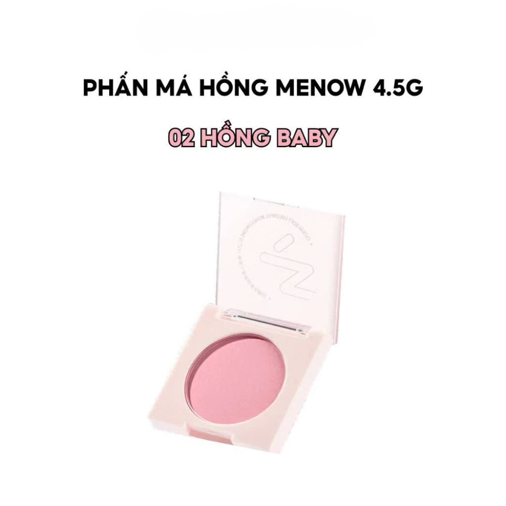 Ảnh 7 của Phấn má hồng MENOW CLOUD SOFT hạt phấn siêu mịn, lên màu tự nhiên 4.5g