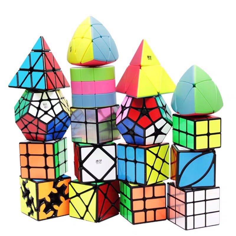 Rubik Megaminx Pyraminx Skewb Mirror Rubik QiYi 2x2 3x3 4x4 5x5 Cao Cấp
