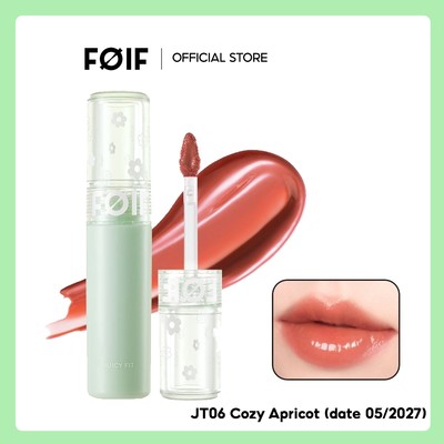 [HB Gift] [Hàng tặng không bán] Son tint bóng thuần chay FOIF Juicy Fit Tint #JT06 Cozy Apricot (date 05/2027)