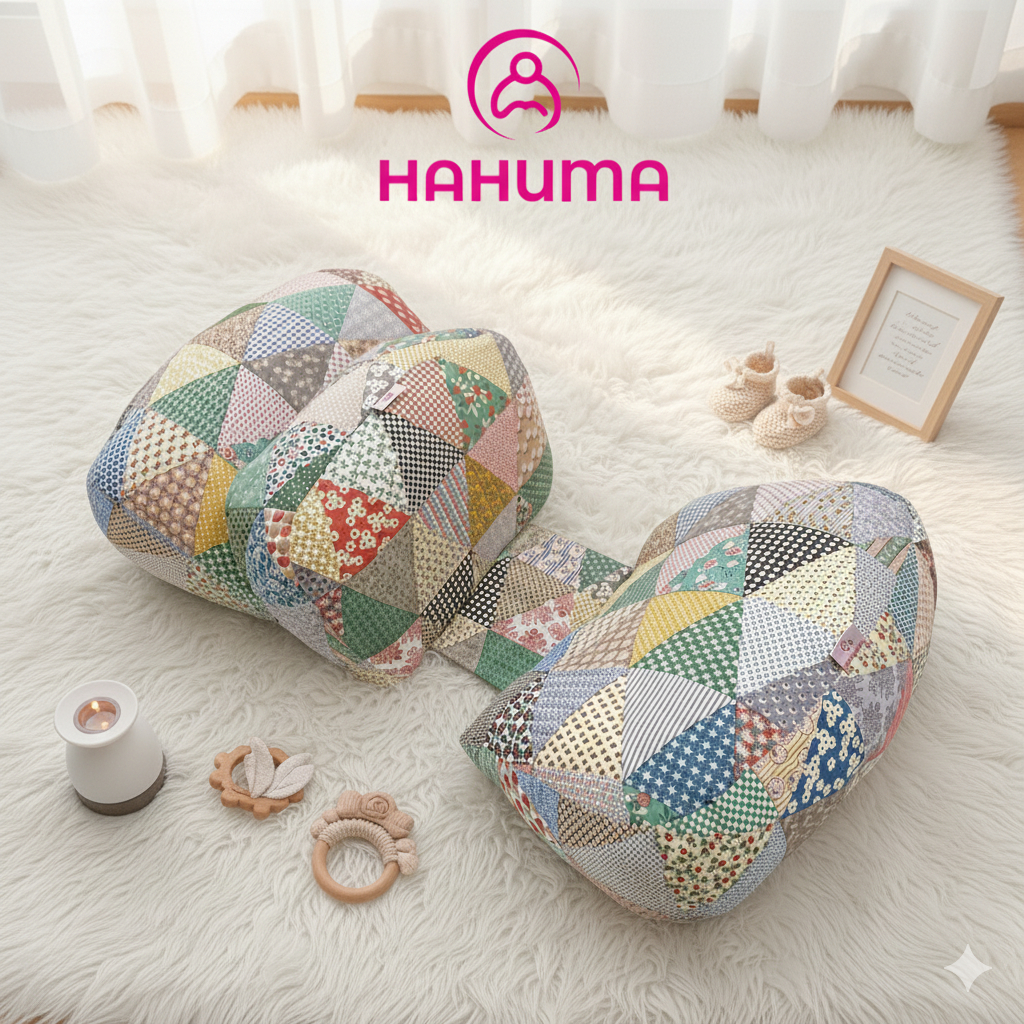 Gối Bà Bầu Cánh Tiên Hahuma – Có Lót, Có Điều Chỉnh, Gối Ôm Đa Năng Cho Mẹ Bầu Ngủ Ngon