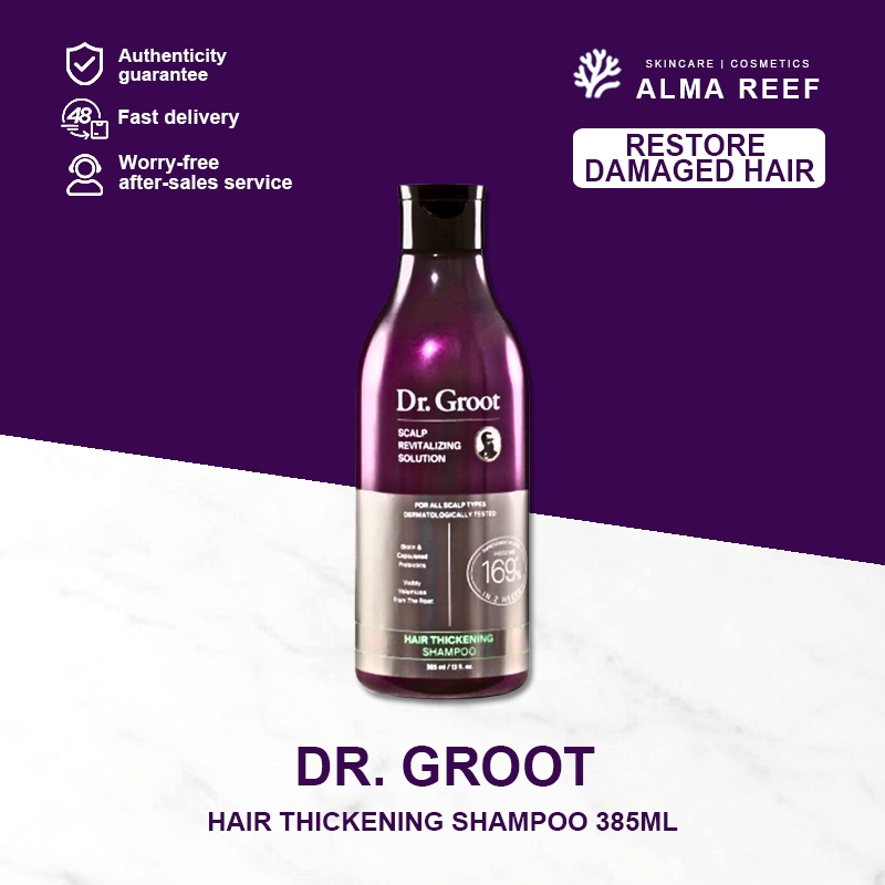 [Dr. Groot] dầu gội làm dày tóc 385ml | Korean Hair Care Volumize Thinning & Damaged Hair Biotin