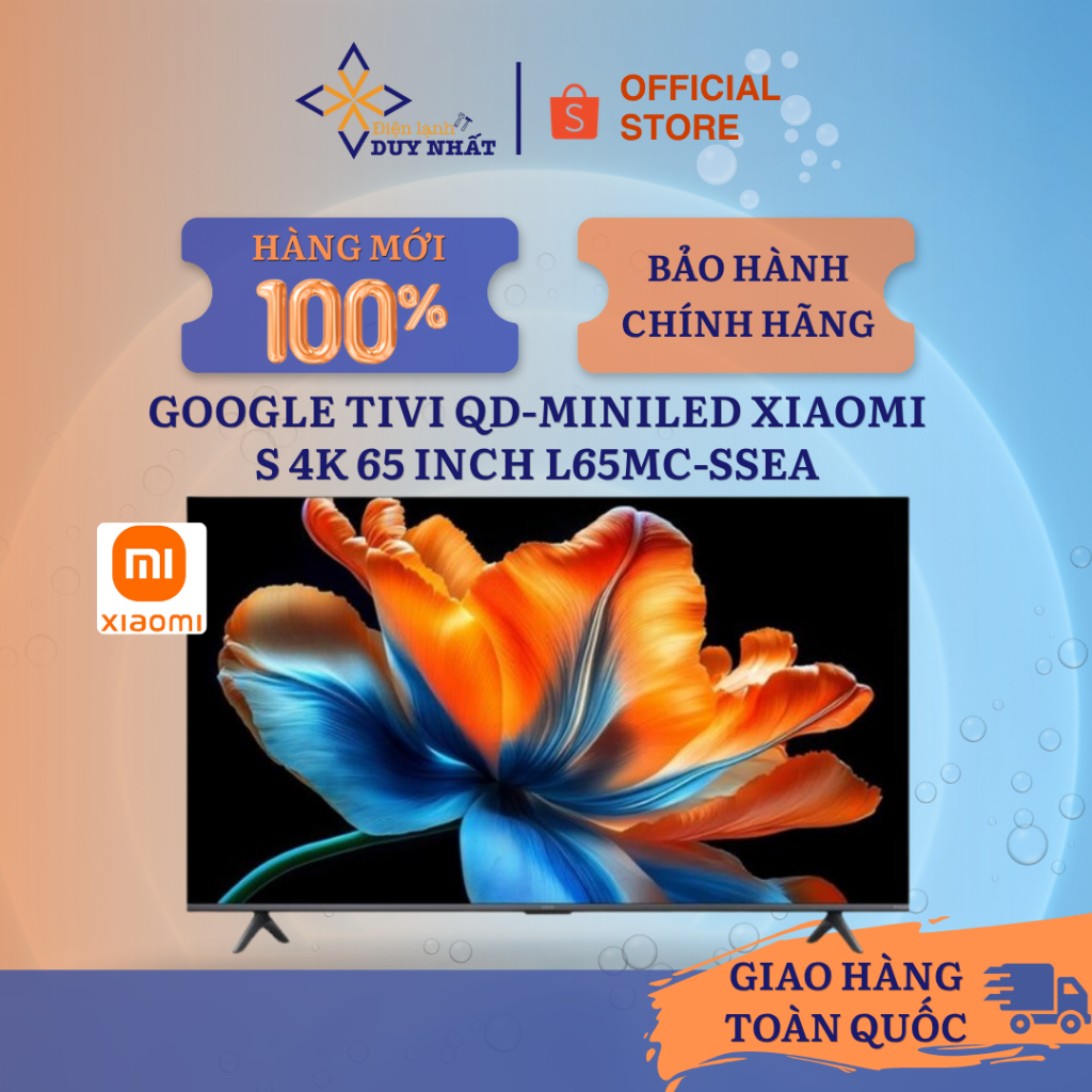 Google Tivi QD-MiniLED Xiaomi S 4K 65 inch L65MC-SSEA