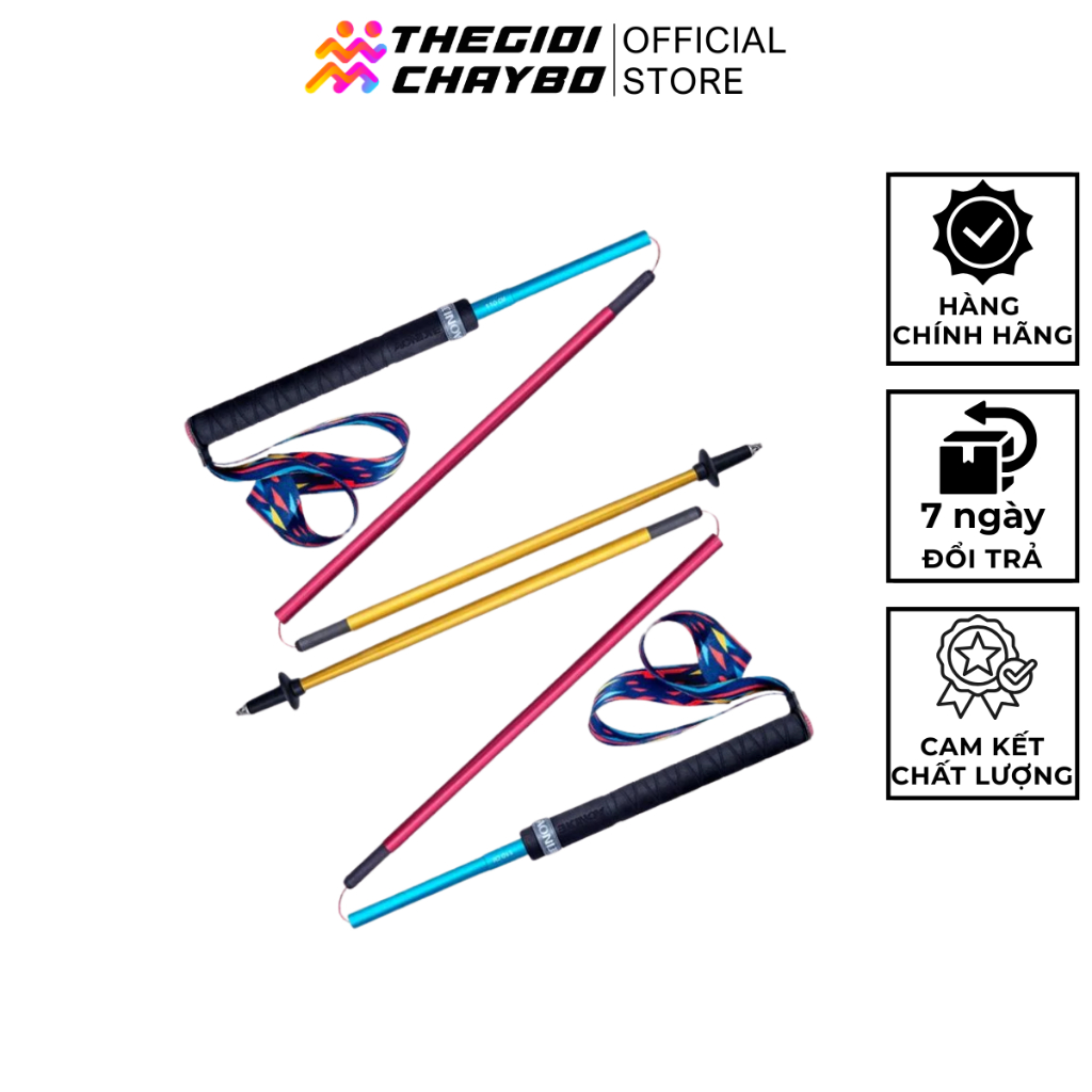 Gậy Chạy Trail AONIJIE E4201 Carbon & Hợp Kim Nhôm