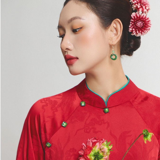 Áo Dài Đan Vân - EDINI - A1720RD