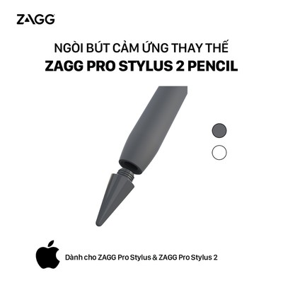 4 Ngòi bút cảm ứng thay thế ZAGG Stylus Pencil 1/ Pencil 2
