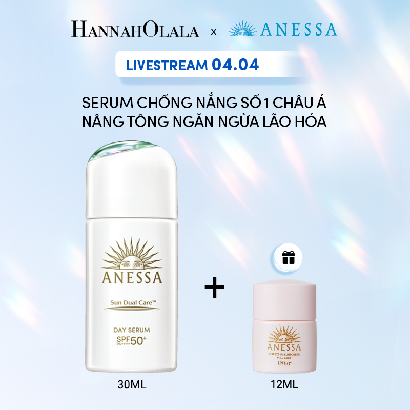 [HANNAH OLALA] Serum Chống Nắng Dưỡng Da Nâng Tông Anessa Day Serum SPF50+ PA++++ 30ml