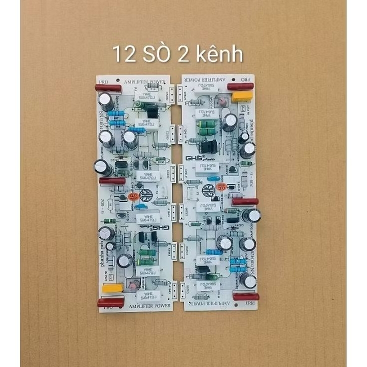 Mạch công xuất GHS 12 sò 2 kênh