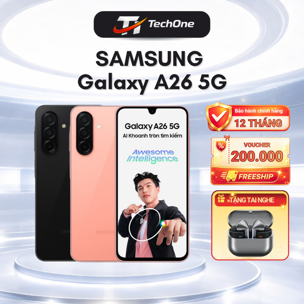 NGUYÊN SEAL - Điện thoại Samsung Galaxy A26 5G 8/128GB chính hãng - Bảo Hành 12 Tháng