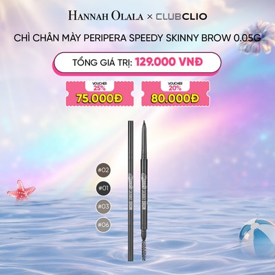 [HANNAH OLALA] Chì Chân Mày Peripera Speedy Skinny Brow 0.05g